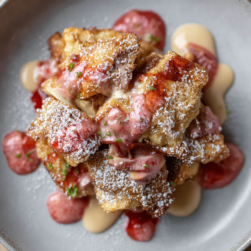 Rhubarb Kaiserschmarrn Cloud.