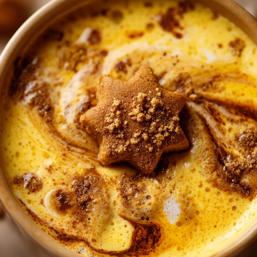 Ein Eierpunsch mit einem Espresso-Twist und einer Zuckerdrohung.