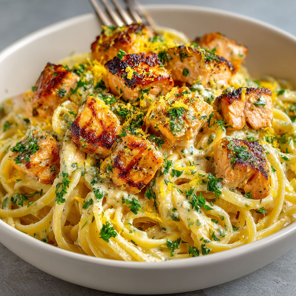 A bowl of pasta with chicken and cheese.