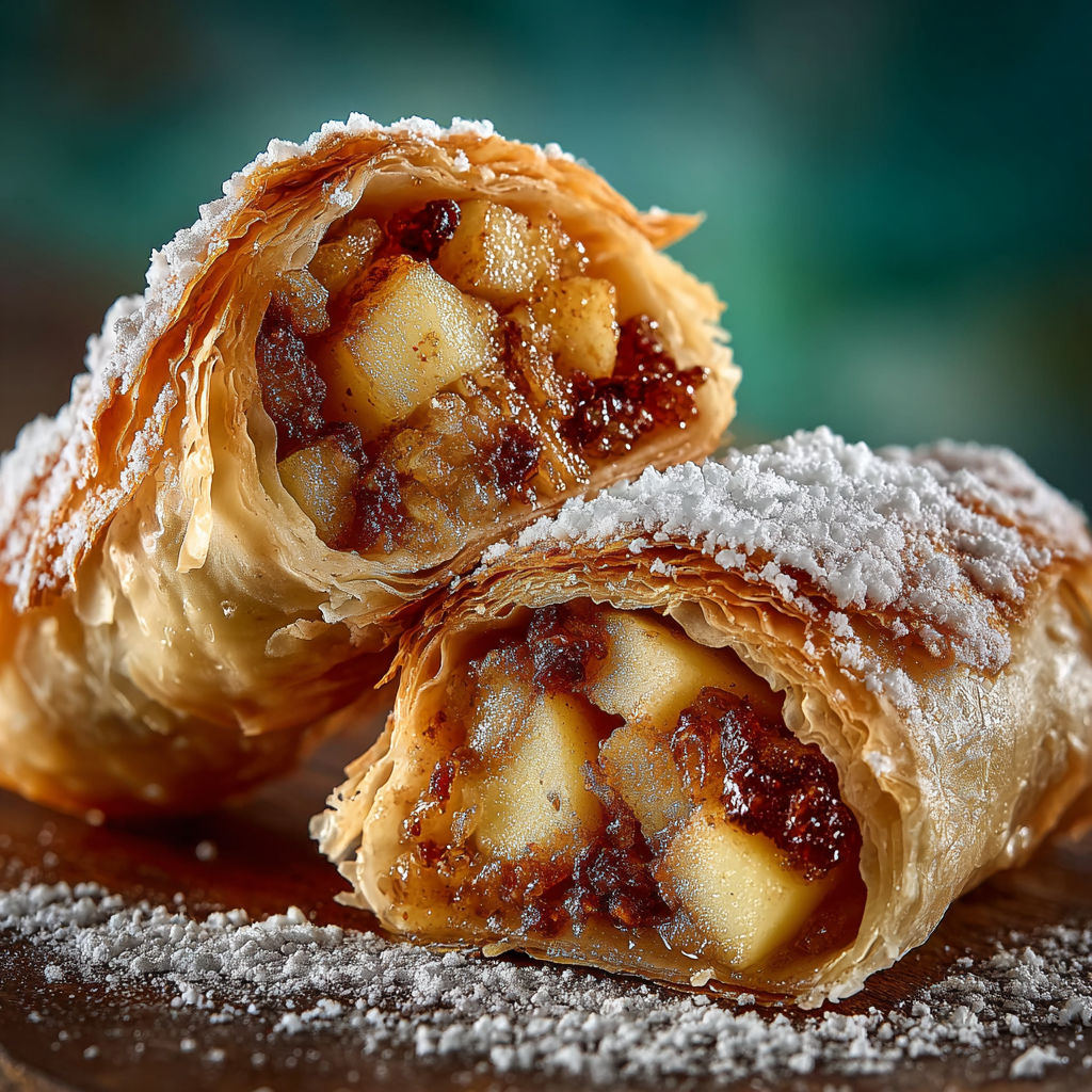 Glühwein-Spiced Apple Strudel Bites.