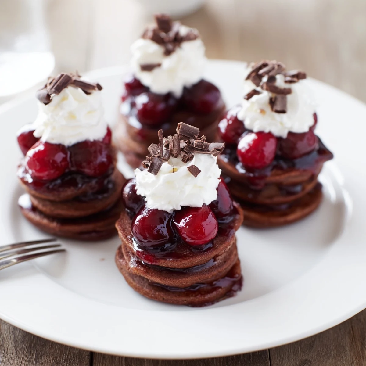 Cherry Cola Black Forest Blinis