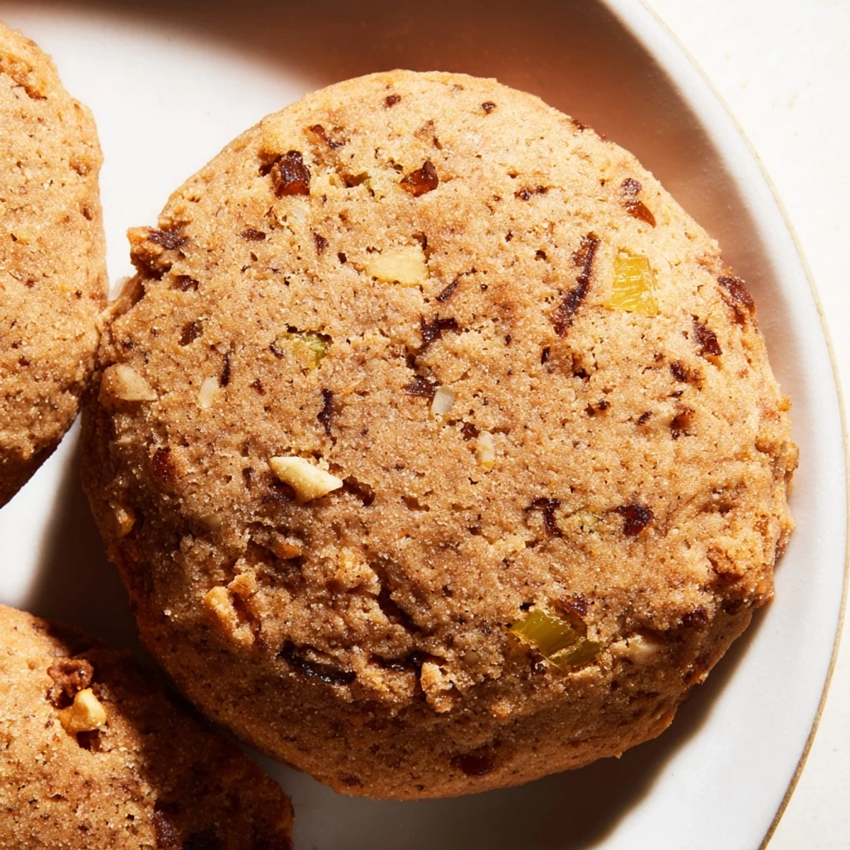 Lebkuchen-Kekse mit einer Überraschung aus würzigen Süßgurken, perfekt für Feiertagsfeiern.