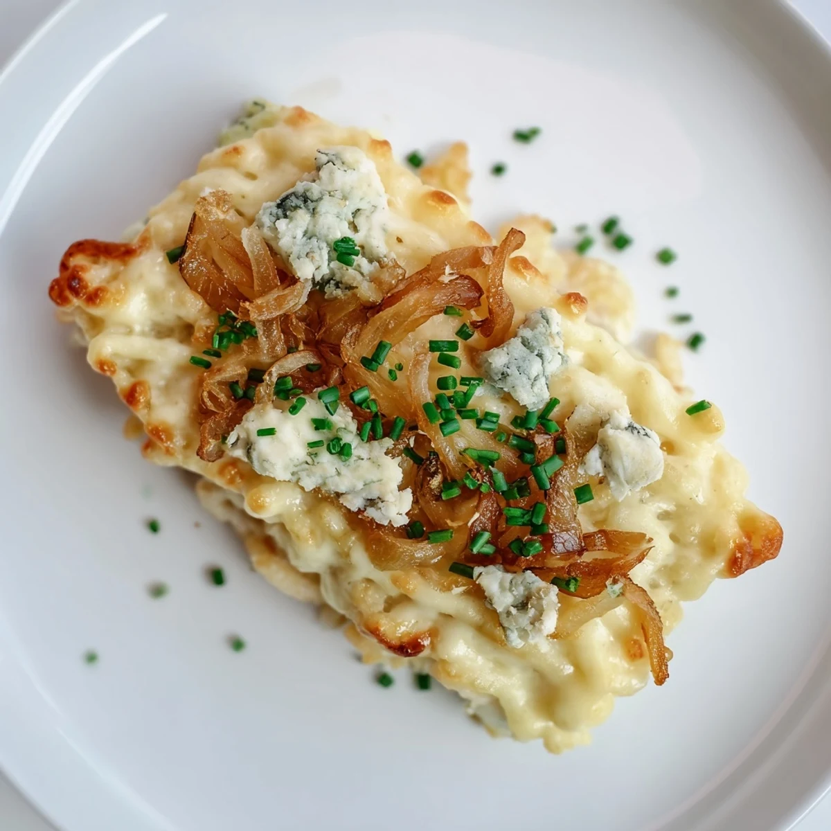 Käse-Spätzle mit Gorgonzola