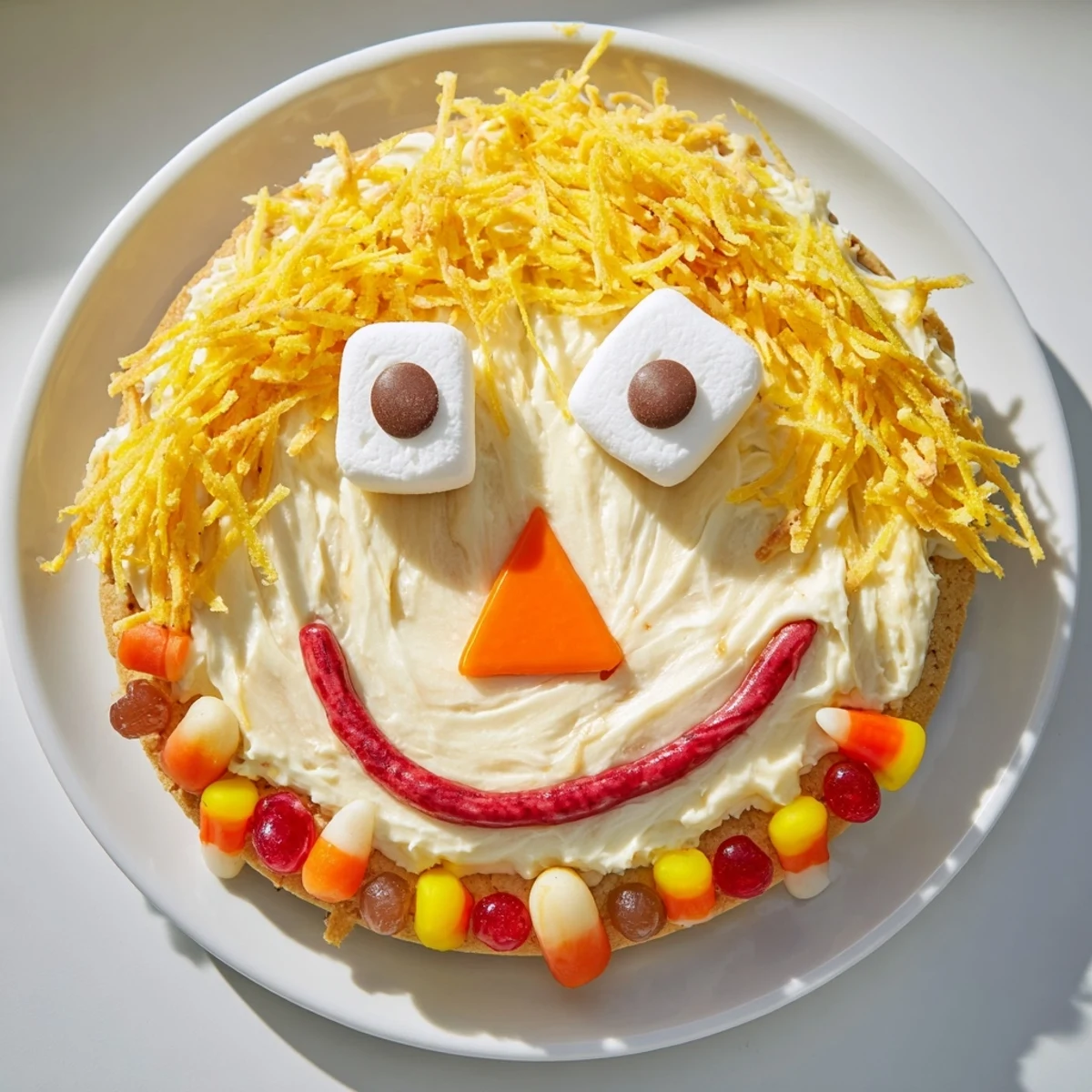 This festive Scarecrow Candy Platter is brimming with sweet treats, ready to be enjoyed at your party!