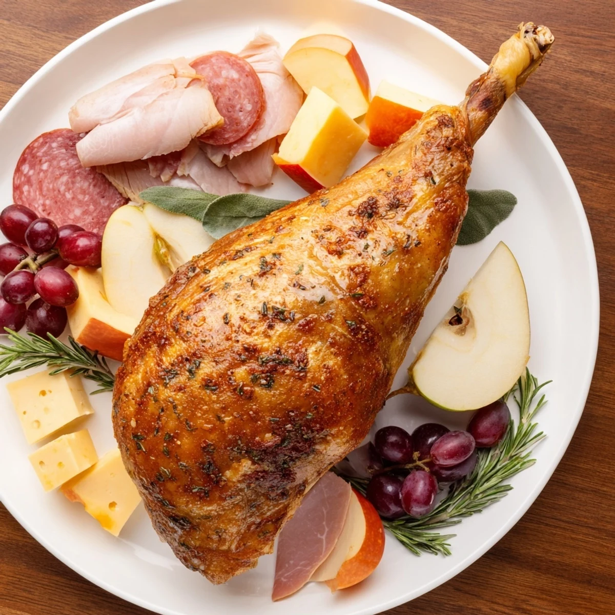 Thanksgiving Truthahn Beine Platte