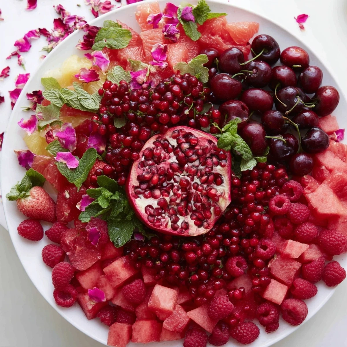 Pomegranate and Vibrant Fruits