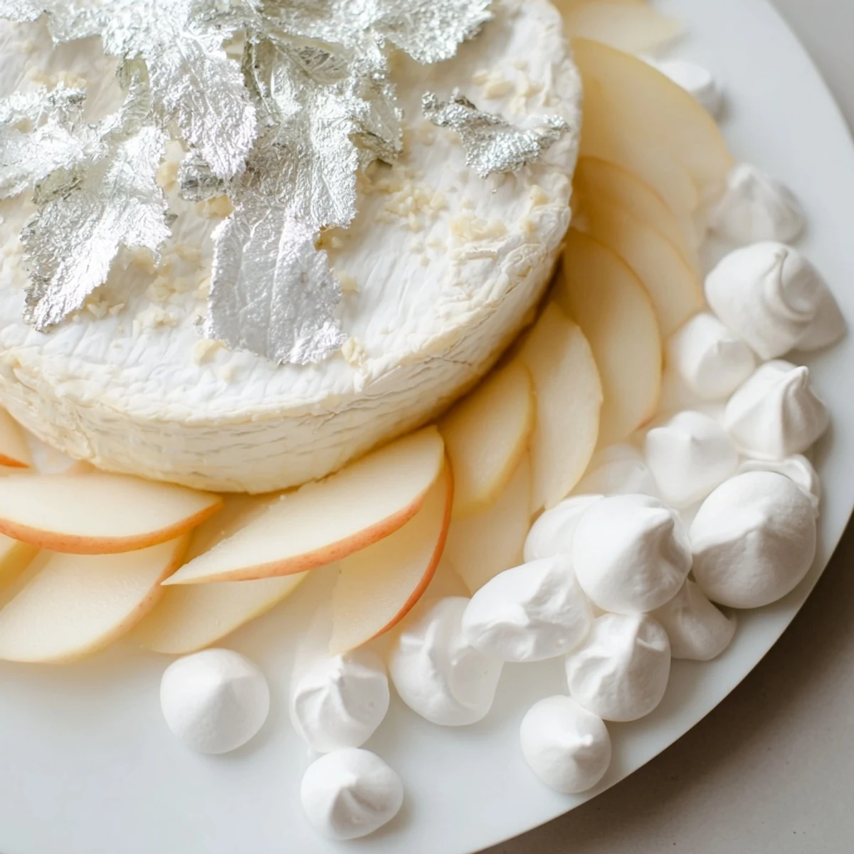 Elegantes weißes Käsebrett