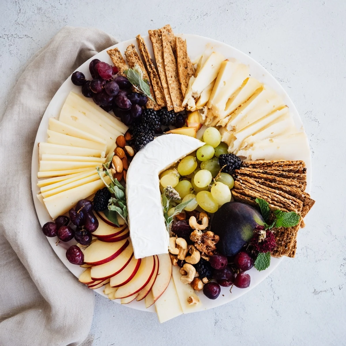 Enjoy a balanced bite with this beautiful Yin-Yang Balance appetizer, a flavorful cheese board idea.