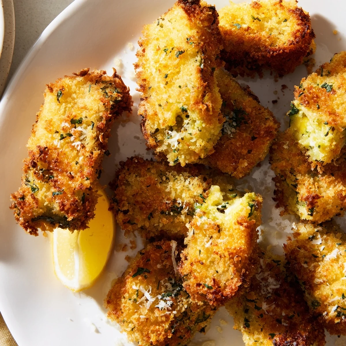 Knusprige gebackene Avocado