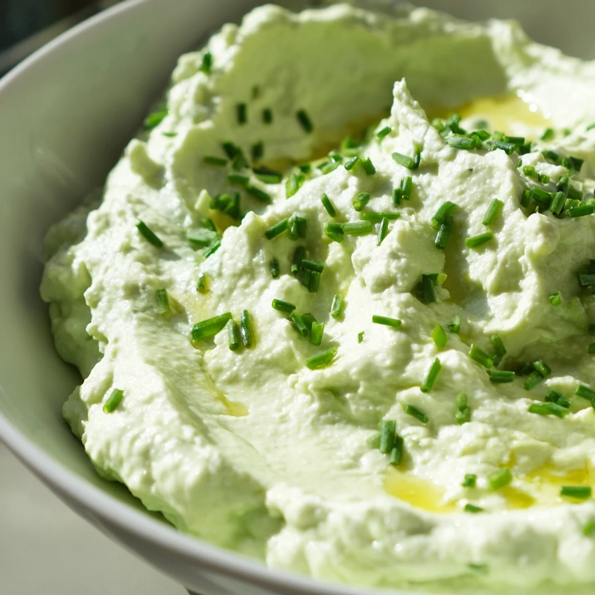 Avocado Cottage Cheese Dip, a creamy, blended dip featuring fresh avocado and cottage cheese.