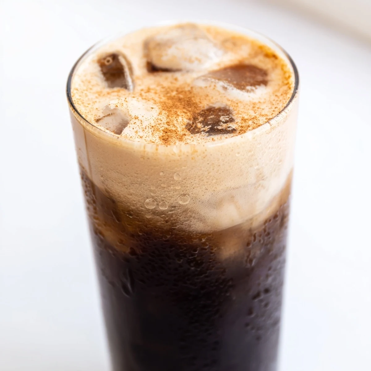 Proffee Power Blend, a creamy iced latte with cold brew coffee, ready for a refreshing, protein-packed lift.