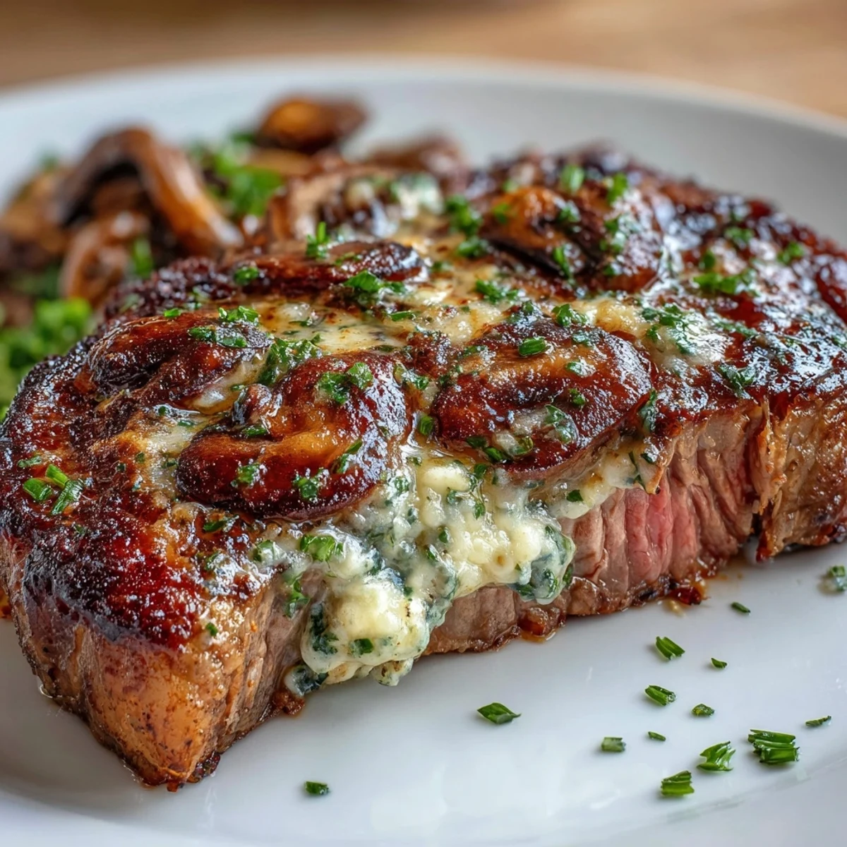 Auf einem rustikalen Teller mit knusprigen Bratkartoffeln und Zitronenscheiben serviert.