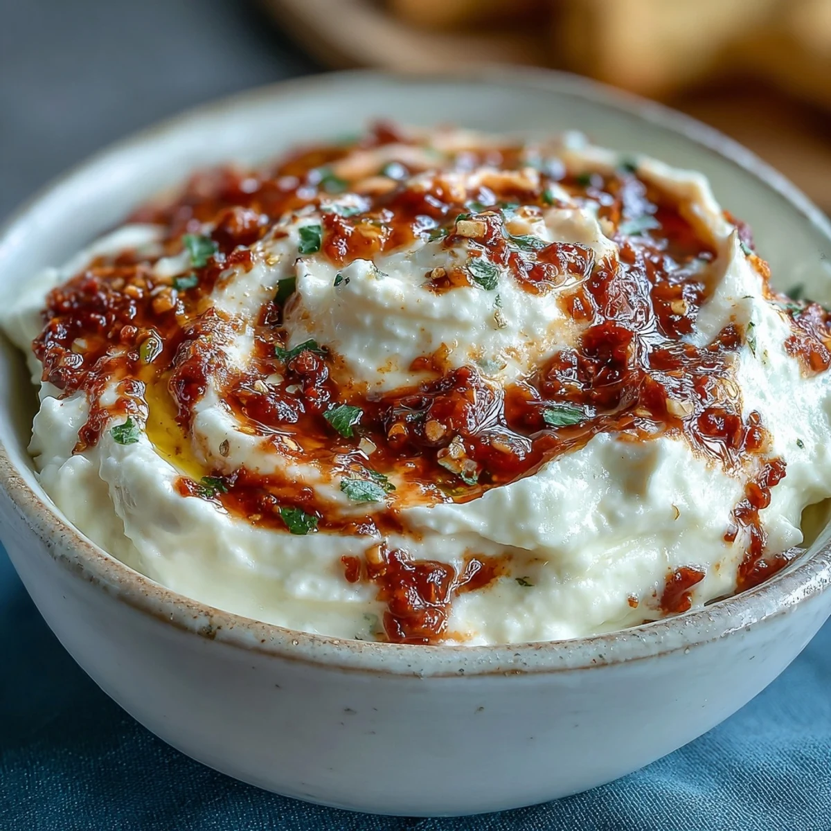 Creamy Calabrian Chili Cream Cheese spread on a toasted bagel with a drizzle of olive oil.