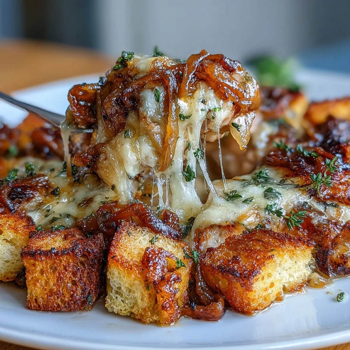 French Onion Huhn Sauerteig