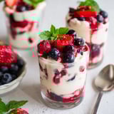 Beeren Bayerisch Joghurt Mousse