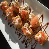 Cremiger Lachs Sushi Auflauf