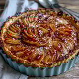 Salziger Karamell Apfel Tarte