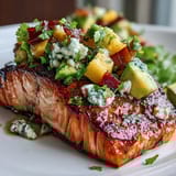 Lachs Mango Avocado Salsa