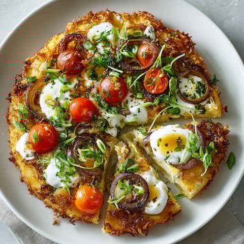 A slice of pizza with tomatoes and cheese.