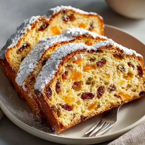 A slice of bread with fruit on top.