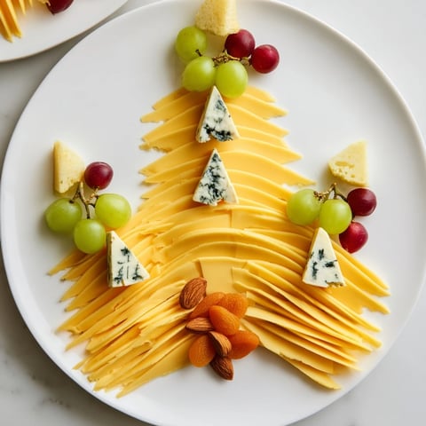 A visually stunning Art Deco Arch Cheese Platter, boasting cheese fans and layered textures.