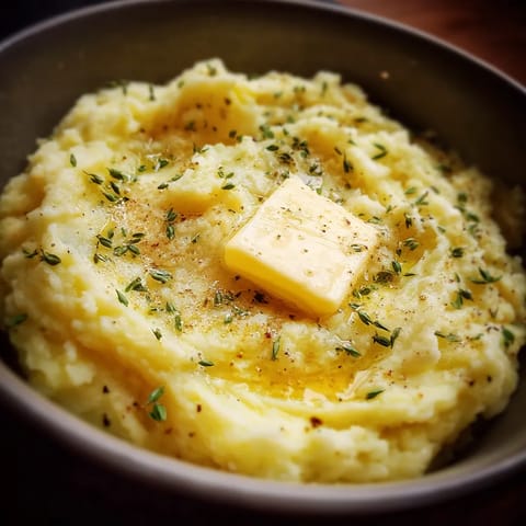 Ein Topf mit Kartoffeln und Kohlrabi-Mash.