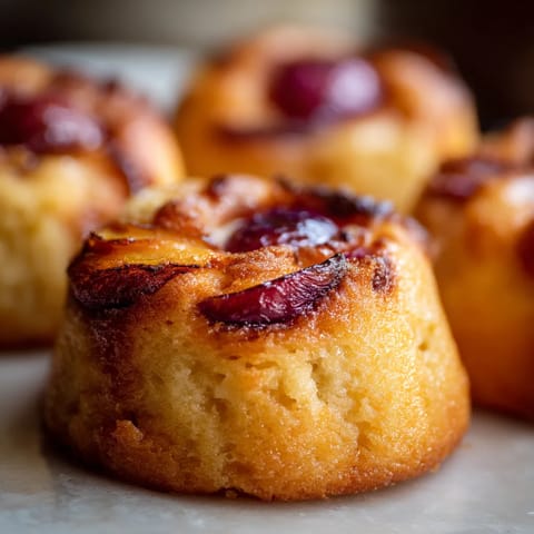 Marzipan-Stuffed Plum Cakes.