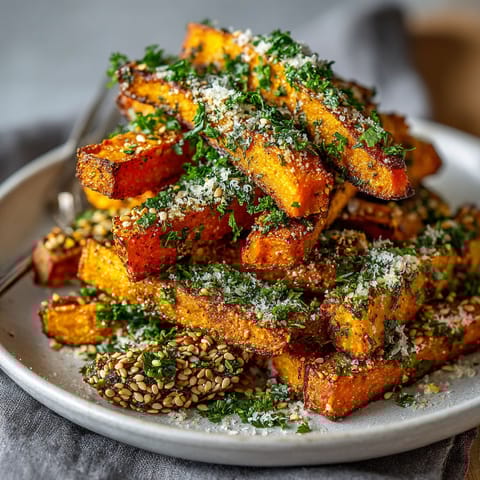 A plate of food with a fork on it.
