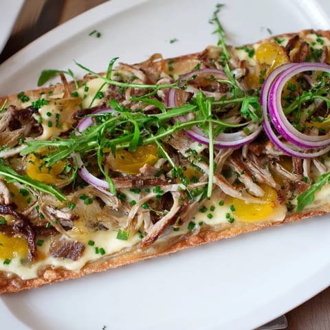 Herzhafte Maultaschen Fladenbrot #607