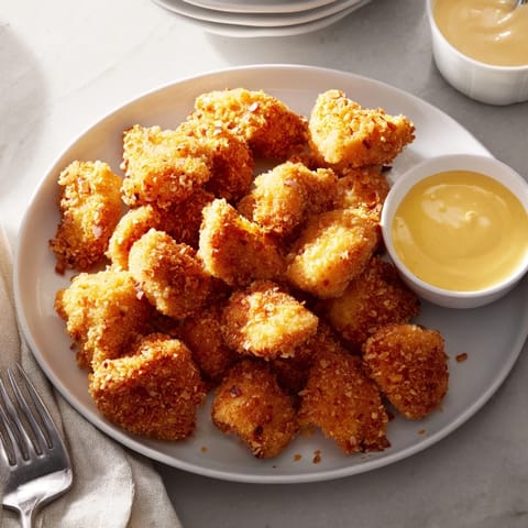 Knusprige Brezel Hähnchenhappen