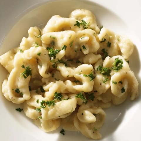 Zarte deutsche Spätzle