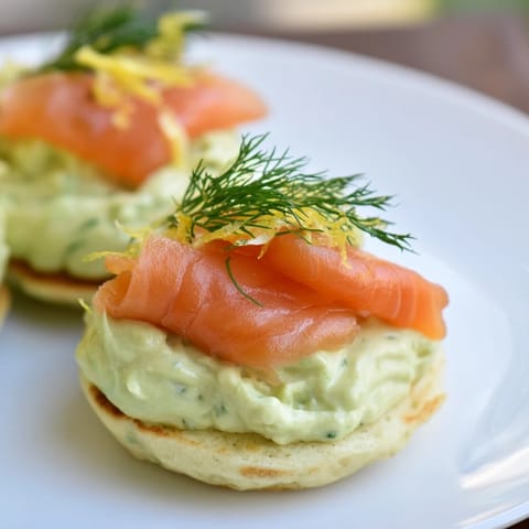 Quark Blinis mit Lachs #664