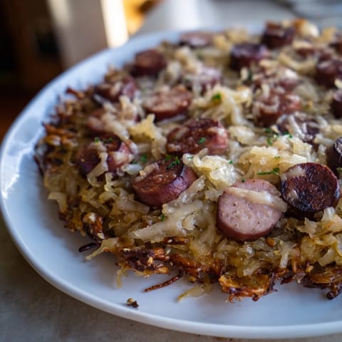Bratwurst mit Sauerkraut