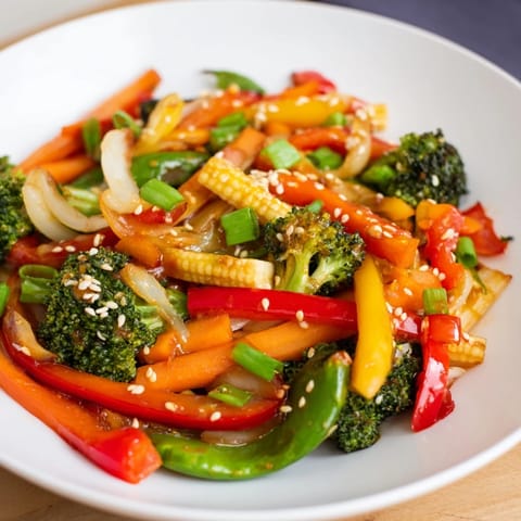 Bunte Gemüsepfanne mit Gefrorenem #683