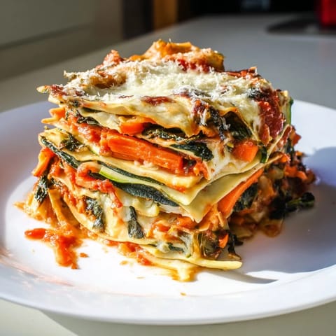 Gemüse Lasagne günstige Zutaten