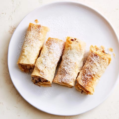 Knusprige Apfelstrudel Rolls