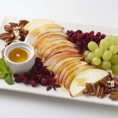 Apfel Orangen Obstteller