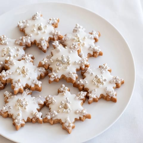 Winter Snowflake Platter