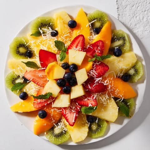 This colorful Tropical Pineapple Sun Fruit Platter offers a perfect side dish for any summer gathering.
