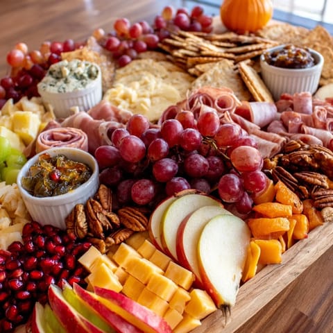 Cornucopia Herbst Genussbrett lecker