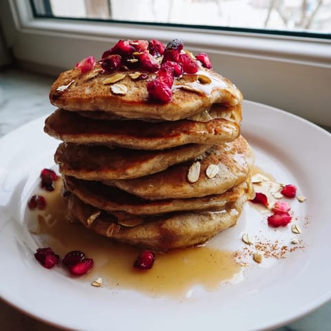 Banana Haferflocken Pfannkuchen