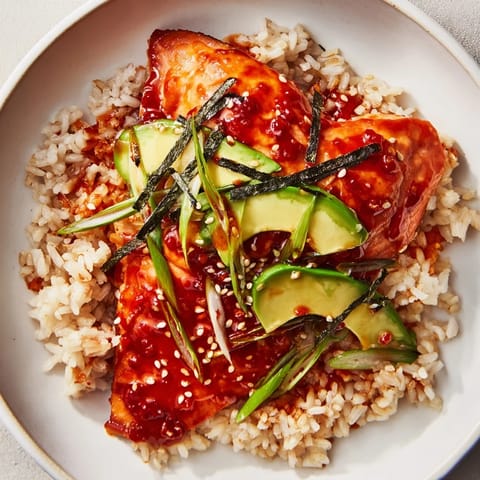 Sticky Orange Gochujang Lachs #1009