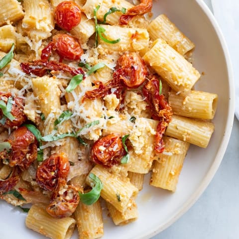 Baked Feta Pasta Tomatoes