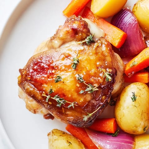 Maple Dijon Huhn Schenkel