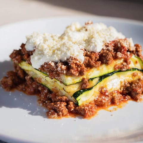 Zucchini Lasagne Pfanne