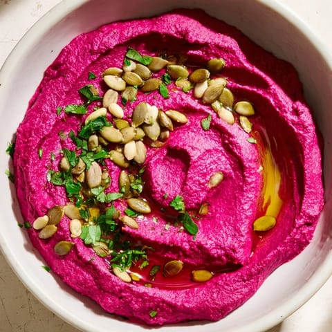 Rote Bete Cremiger Hummus