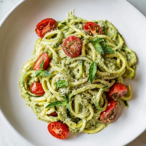 Avocado Pesto Zoodles schnell #1066
