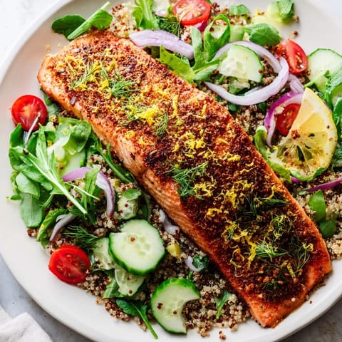 Lemon Herb Salmon Salad #1084