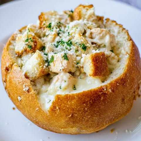 Hähnchen Alfredo Brotschale #1090