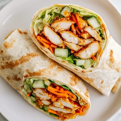 Honey Chili Crunch Chicken Wrap #1106